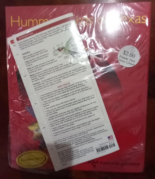 Hummingbirds of Texas: with Their New Mexico and Arizona Ranges