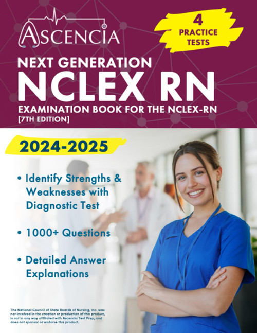 Next Generation NCLEX RN Examination Book 2024-2025: 4 Practice Tests