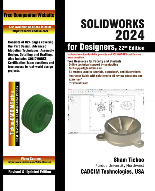 SOLIDWORKS 2024 for Designers 22nd Edition
