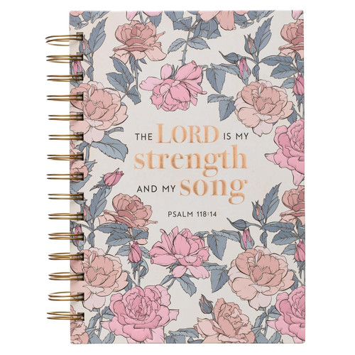 Christian Art Gifts Journal w/Scripture The Lord is My Strength Psalm