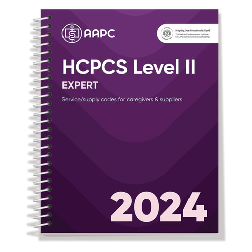 2024 HCPCS Level II Expert- HCPCS Code Book