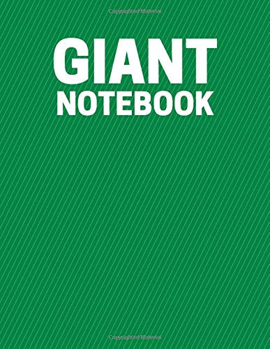Giant Notebook: 600 Ruled Pages Extra Large Notebook