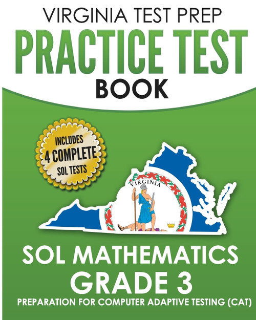 Virginia Test Prep Practice Test Book Sol Mathematics Grade 3