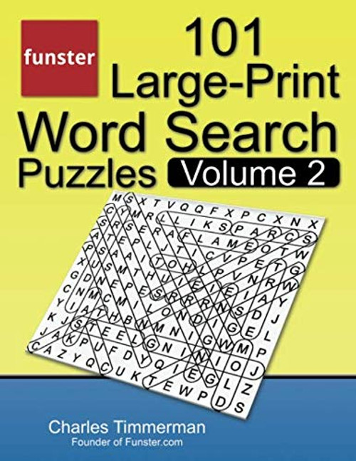 Funster 101 Large-Print Word Search Puzzles Volume 2: Word search