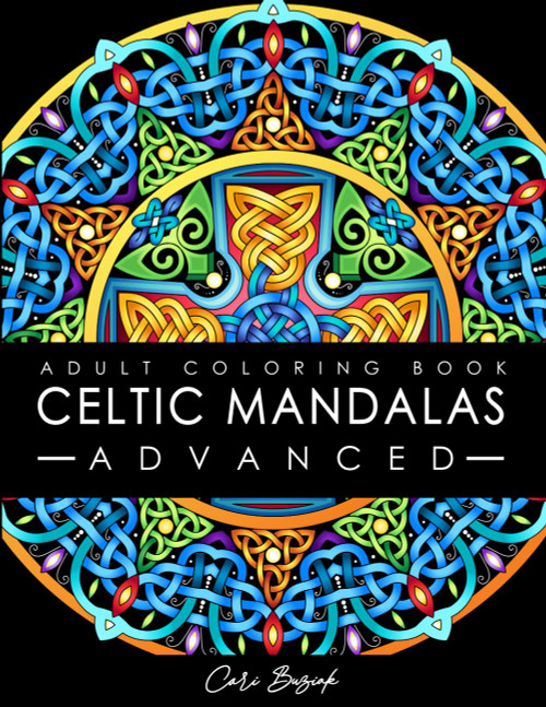 Celtic Mandalas - Advanced - adult coloring book