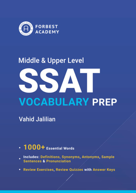 Middle & Upper Level SSAT Vocabulary Prep: SSAT Words Workbook