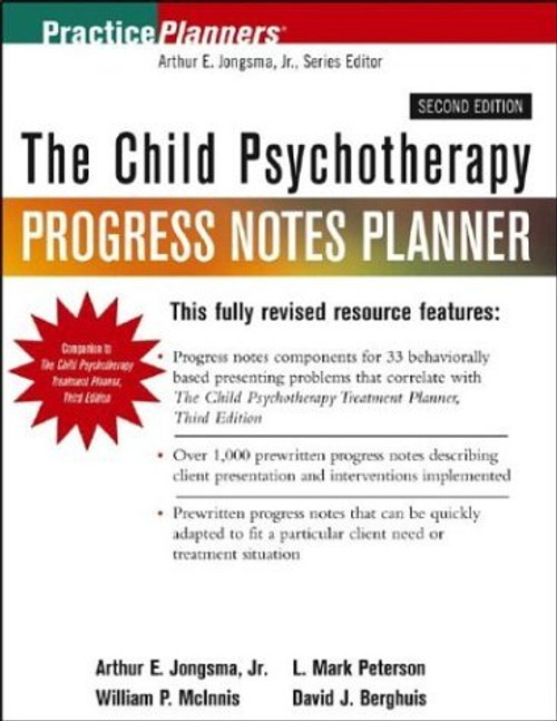 Child Psychotherapy Progress Notes Planner