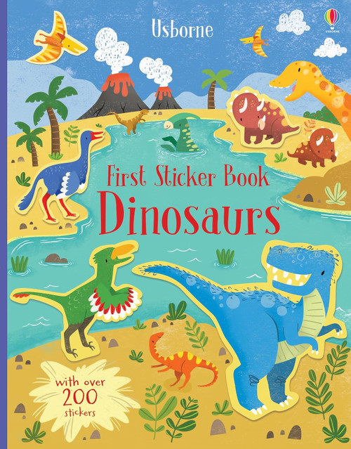 First Sticker Book Dinosaurs (First Sticker Books)
