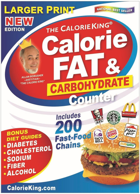 CalorieKing Larger Print Calorie Fat & Carbohydrate Counter
