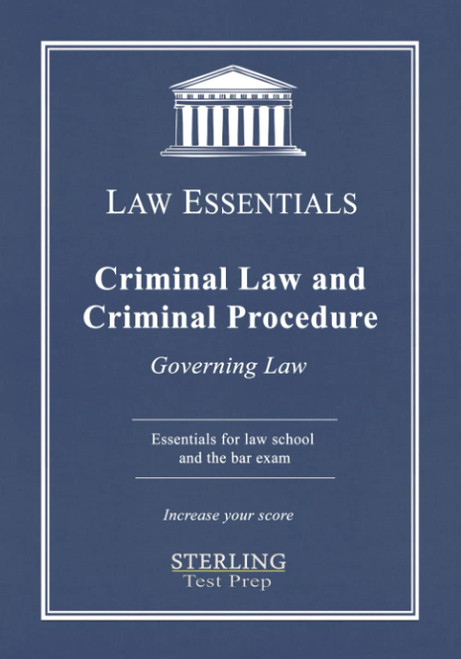 Criminal Law and Criminal Procedure Law Essentials: Governing Law for