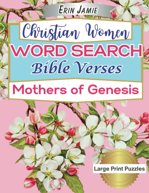 Christian Women Word Search Bible Verses Mothers of Genesis Large