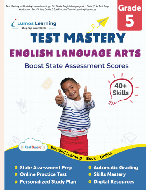 Test Mastery tedBook by Lumos Learning - 5th Grade English Language