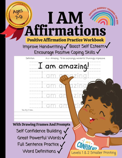 I AM Affirmations For Kids Affirmation And Handwriting Practice