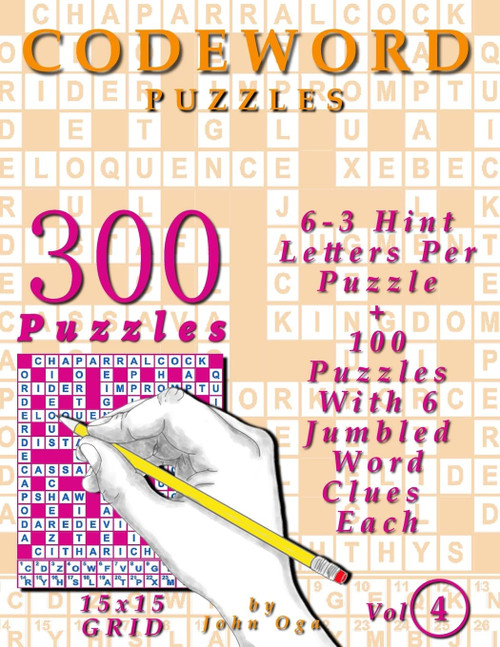 Codeword Puzzles: 300 Puzzles Volume 4