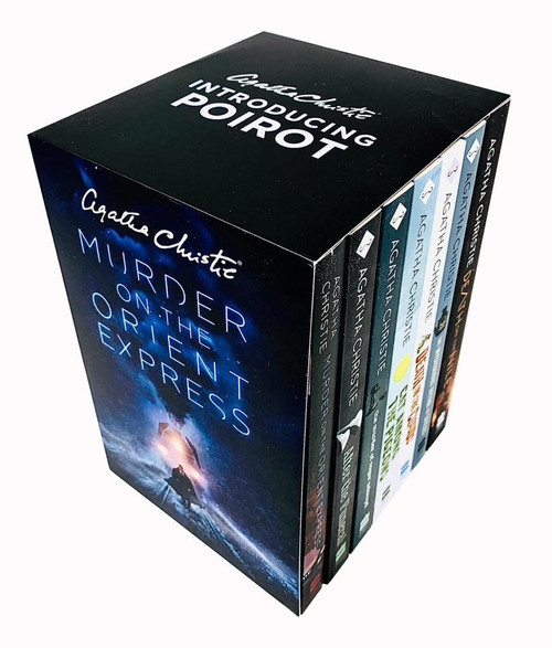 Agatha Christie Poirot Series 7 Books Collection Box Set