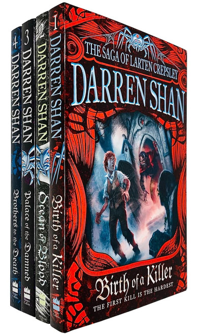 Darren Shan The Saga of Larten Crepsley Series 4 Books Collection Set