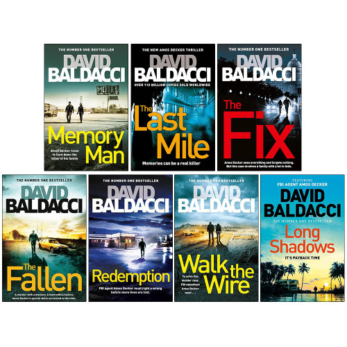 David Baldacci Amos Decker Series 5 Books Collection Set