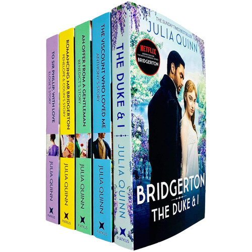 Bridgerton Family Book Series 5 Books Collection Set by Julia Quinn