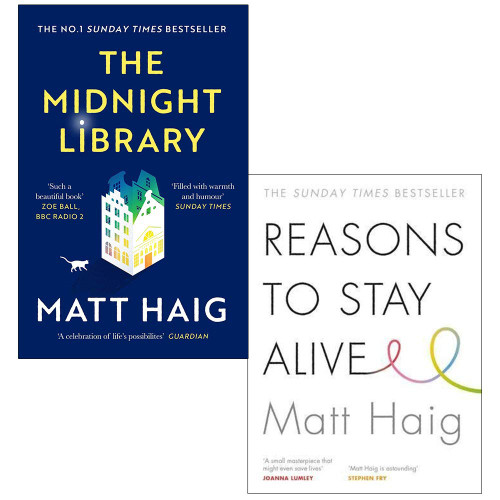The Midnight Library & Reasons to Stay Alive By Matt Haig 2 Books