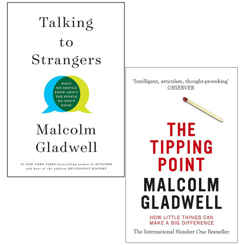 Talking to Strangers & The Tipping Point By Malcolm Gladwell 2 Books
