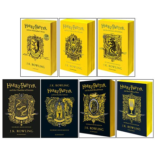 Grehge er Hufflepuff Edition Series 7 Books Collection Set By J.K.
