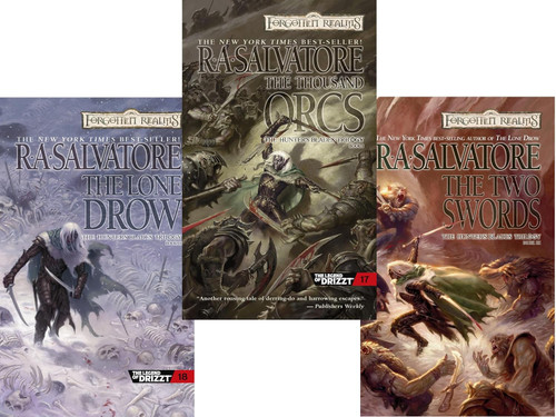 the two swords the lone drow the thousand orcs