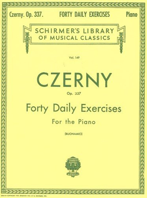 Czerny - 40 Daily Exercises Op. 337