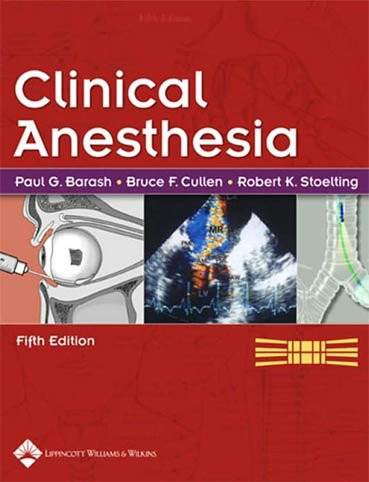 Clinical Anesthesia By Barash Cullen & Stoelting