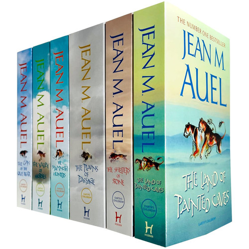 Jean M Auel 6 Books Earths Children Collection Pack Set