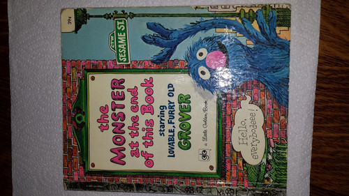 Little Golden Book First Printing 1971 39 Cents the Monster At the