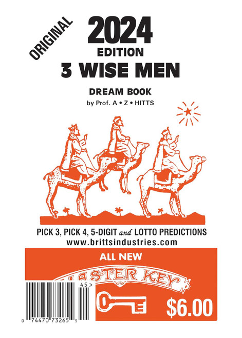 2016 Original 3 Wise Men Dream Book - Lottery Book