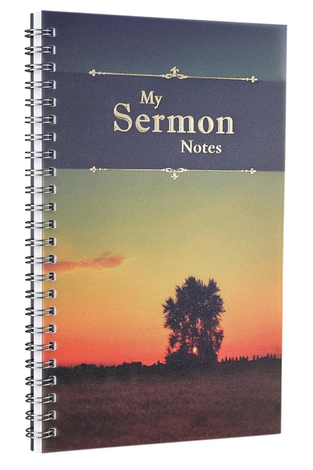My Sermon Notes Wirebound Notebook with Tree
