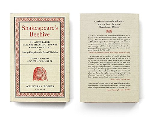 Shakespeare's Beehive: An Annotated Elizabethan Dictionary Comes to
