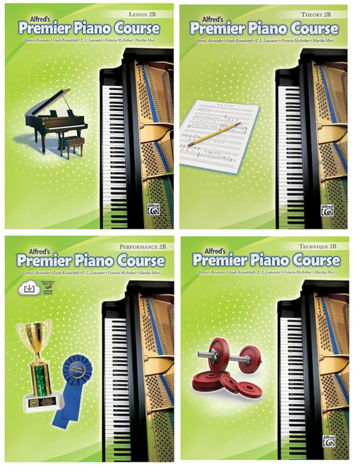 Alfred's Premier Piano Course Level 2B Books Set