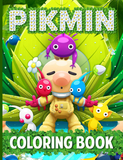 Pikmin Coloring Book: Coloring Books For Kid And Adult