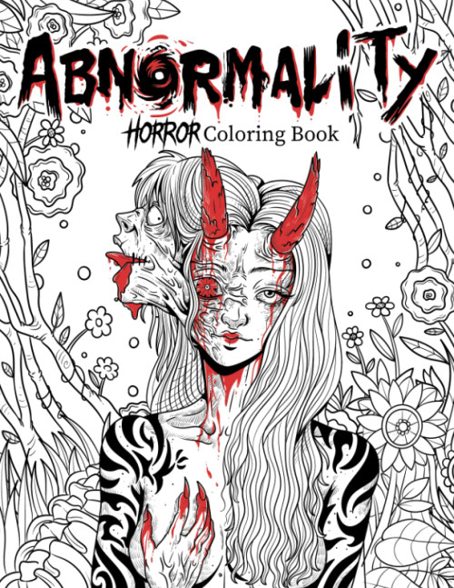 Abnormality: Horror Coloring Book for Adults