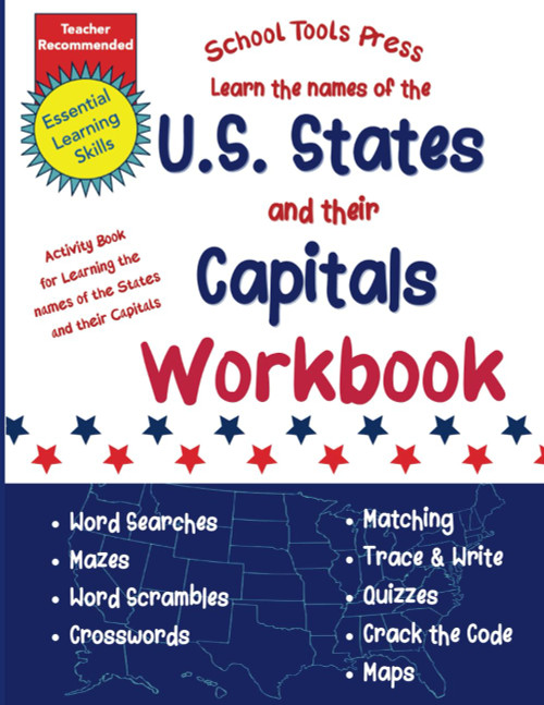 U.S. States and Capitals Workbook