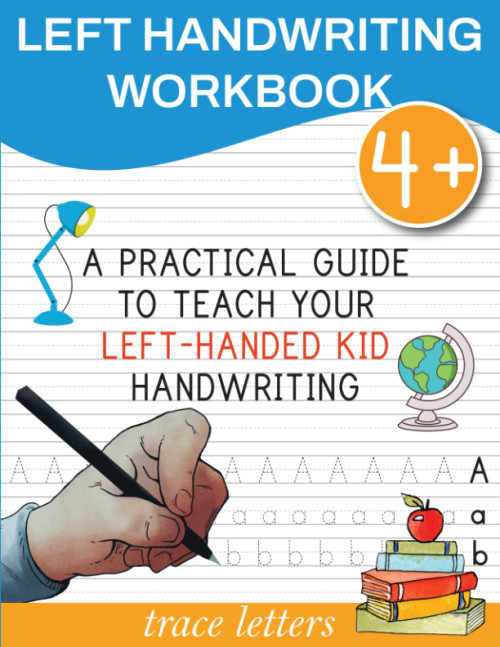 Trace Letters Left Handwriting Workbook