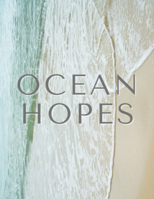 Ocean Hopes - Decorative Stackable Coastal Themed Coffee Table Book