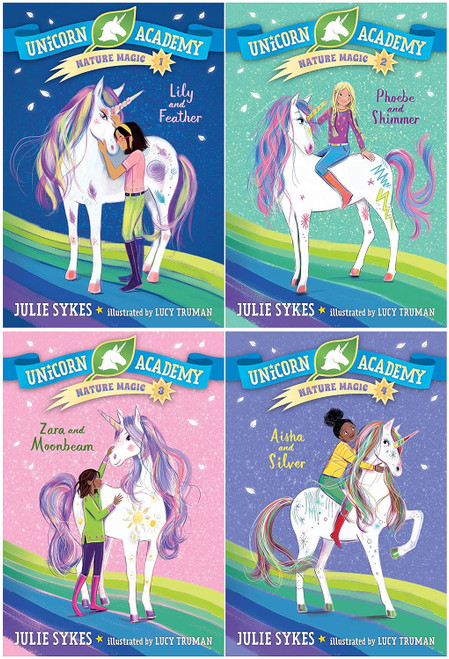 NEW SET! Unicorn Academy Nature Magic Series 4 Books Set