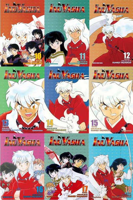 Inuyasha VIZBIG Edition Manga by Rumiko Takahashi: 9-book Collection