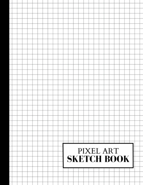 Pixel Art Grid Paper Sketch Book