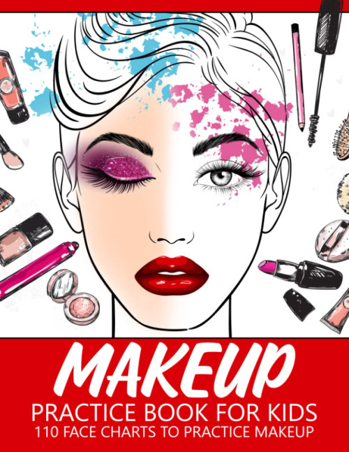 Makeup Practice Book for Kids