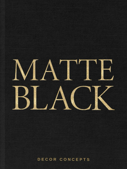 Black Decorative Book with Gold Print