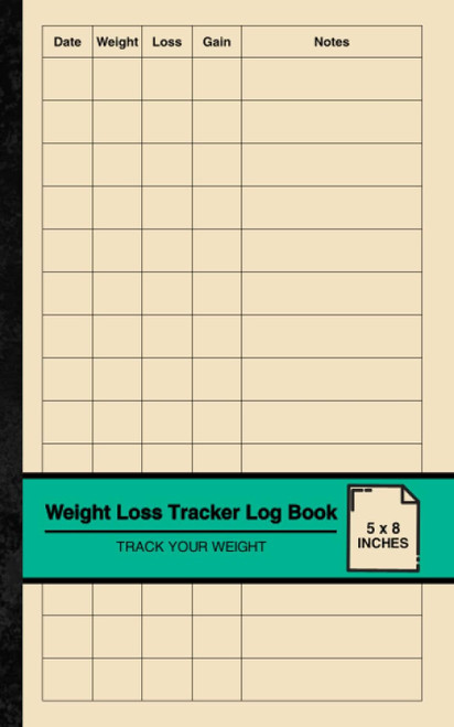 Weight Loss Tracker Log Book