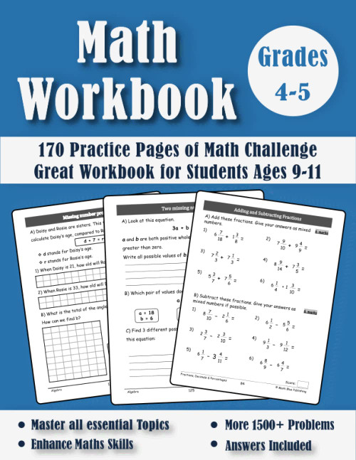 Math Workbook Grades 4-5