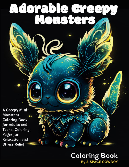 Adorable Creepy Monsters Coloring Book