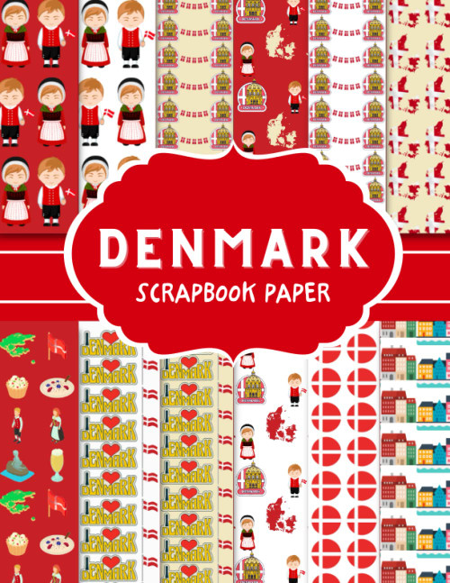 Denmark scrapbook paper