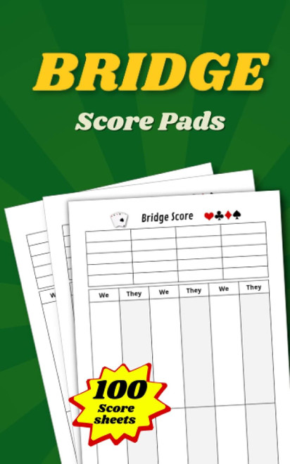 Bridge Score Pads