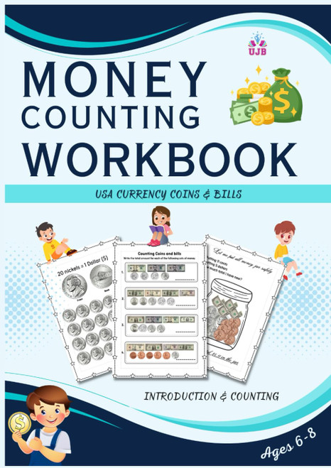 Money Counting Workbook: Counting book for kids to learn counting